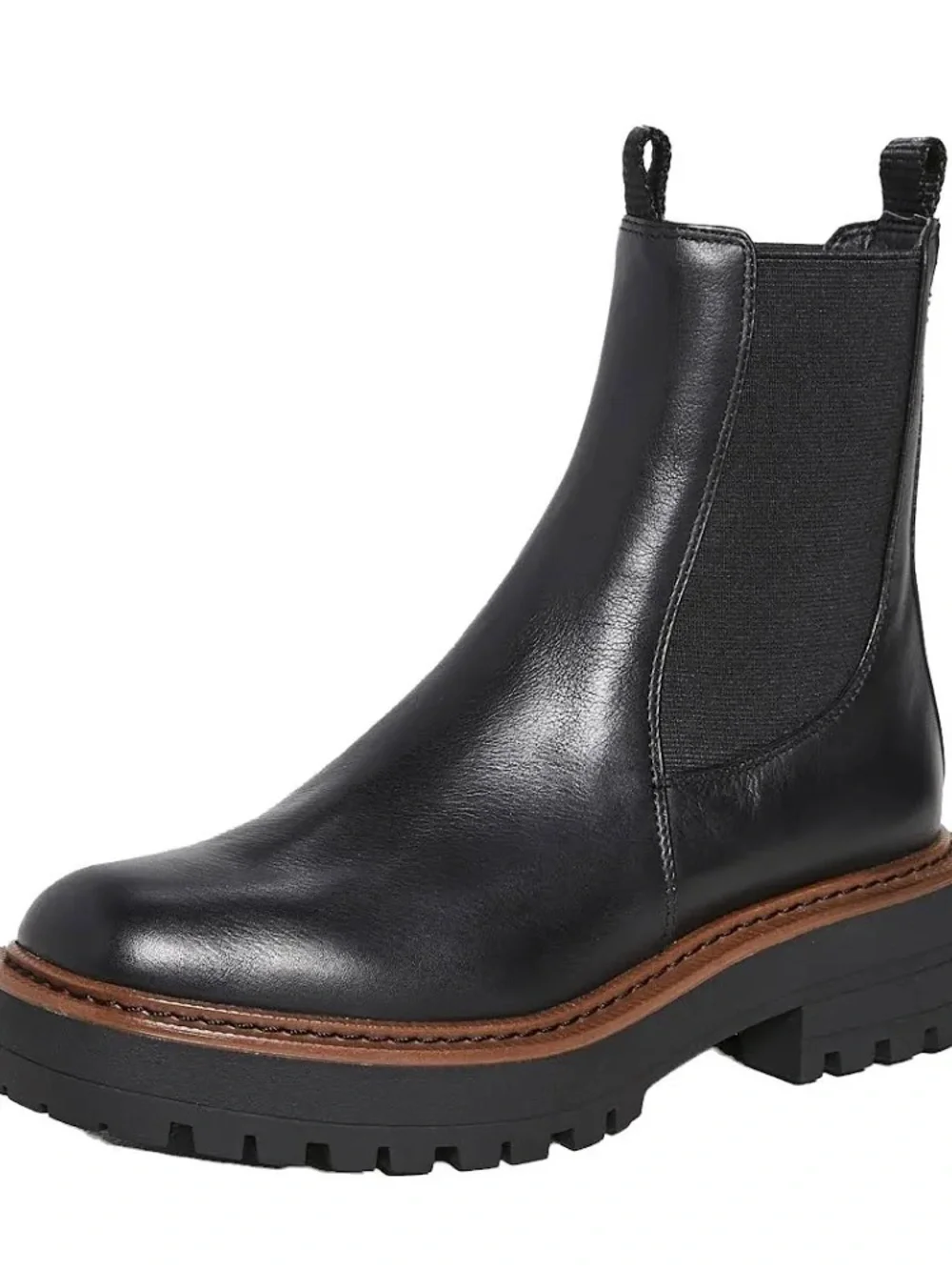 SAM EDELMAN Classic Black Chelsea Boots LAGUNA
